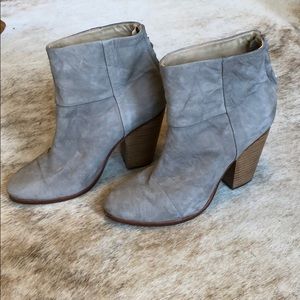 Rag & Bone Grey Newbury Booties